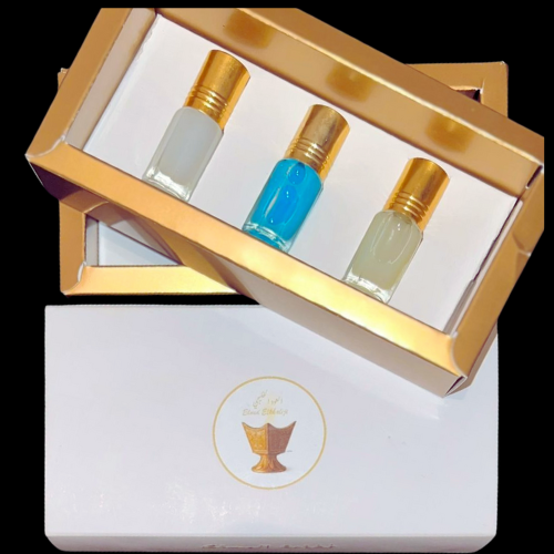 بكج المسـك ( 1 مسك طهارة 1 مسك باودرة 1 مسك العروس )